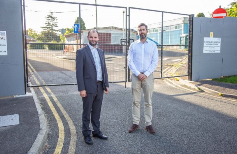 Luke Hall MP and Cllr. Toby Savage, Leader of South Gloucestershire Council