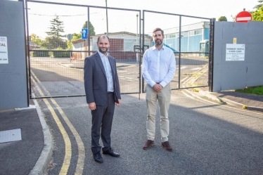 Luke Hall MP and Cllr. Toby Savage, Leader of South Gloucestershire Council